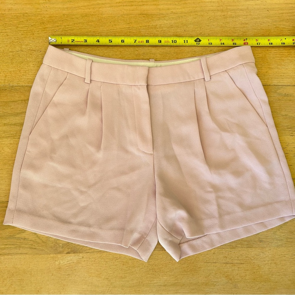J. Crew pleated trouser shorts light pink EUC - size 8